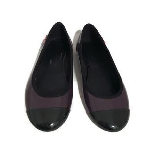 Hunter Original Captoe Purple Ballet Flat - Size 9